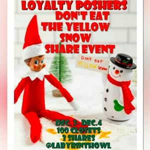 Ahhhhhh! The yellow snowstorm has hit and ended event next door.😂